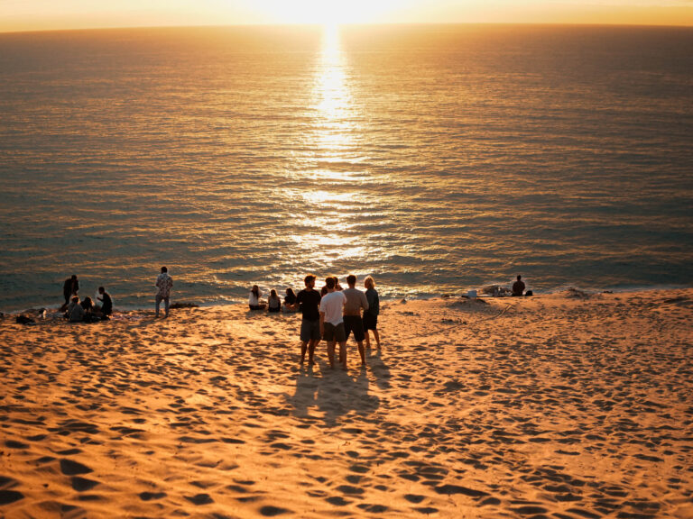 sunset timlalin dunes