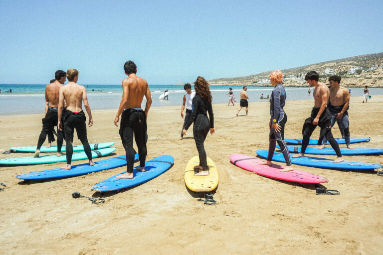 Private surf lessons tamraght